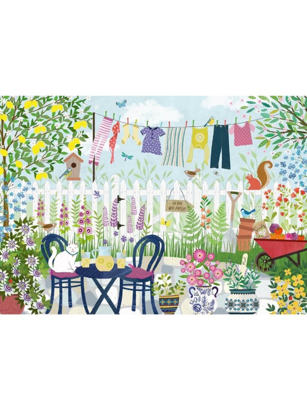 1000 Piece Summer Garden Puzzle for Adults - Fun Indoor Activity & Relaxation